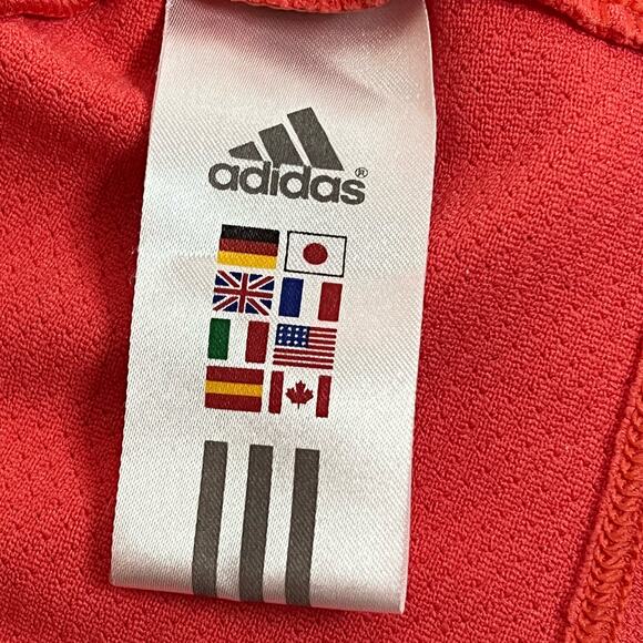 Adidas ClimaCool Women's Peach/Pink/Orange Large Athletic Workout Jacket - Picture 5 of 12